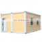 cheapest modern luxury villa mini japanese light steel sandwich panel expandable folding prefab container house for sale