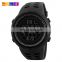 Chinese Supplier Men Luxury Sport Wristwatch Skmei 1251 LED Digital Countdown Double Time Watch Fashion Alarm Watches Men