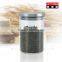 Glass Jar with Stainless Steel Lid ,Borosilicate glass Canister, Tea Canister, Storage Tin