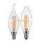 C35 L35 E14 LED Light Bulb AC220/240V 4W 6W Filament Candle Light Edison Bulb Retro Antique Vintage carbon filament light bulbs