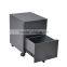 (DL-M1 ) Black 3 Drawer Steel Vertical Mobile File Cabinet with 5 Castors