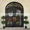 Custom outdoor main entrance metal security doors modern exterior safety double wrought iron front door designs