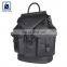 Custom Made Flap Closure Type Latest Fashion Style All Season Used High Black Fittings Genuine Leather Backpack for Sale