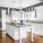 New design modern u shaped oak two tone with island latest kitchen sink base unit cabinet