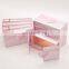Magnetic Pink Packaging Box For 3d 5d Mink Eyelashes False Eyelashes Lash Paper Box