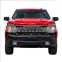 China auto parts 4x4  pickup truck parts front bumper grill offroad led lights grille fit for chevy chevrolet silverado 2019