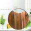 Custom/Wholesale Natural Wooden Round Cutting Board with hanging Hole Butcher Charcuterie Serving Acacia Wood Chopping Block