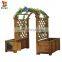 Outdoor Wooden Flower Pot Playground Wooden Stand Equipment for Garden