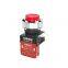 ip65 30mm red high head 20a 1NO 1NC waterproof push button switch self recovery