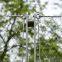 Rope fence, fence fence, zoo construction nets, climbing nets with green plants, rope net decoration