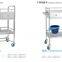 Chariot à médicaments en acier inoxydable Chariot d'urgence en acier inoxydable pour h?pital Chariot de traitement pour patients