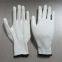 white polyester 13 gauge knitted pu palm coated anti-static safety work gloves for light industrial workers