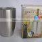 250ML double wall vacuum coffee mugs beer mugs