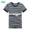 custom wholesale v neck stripe t shirt