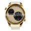FT1636 High quality stainless steel case back 30m water resistant dual watch