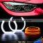 Xenon Headlight Switchback LED Angel Eyes Halo Rings Kit For BMW E90 E92 E93 M3 F30