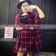 New Style Winter Ladies Fashion Tassel Woven Wool Plaid Shawl