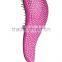 Professional Detangling Hair Brush bling hair brush wholesale crystal paddle hair brush