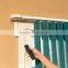Whlosale vertical blinds curtain / Fashion simple design style 100% polyester shower curtain vertical blinds machine