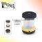 (1500339) Powerful 3W LED 3 Modes Round ABS Camp Lamp with Carabiner
