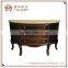 Drawes wood rustic intage furniture black Dressing table