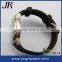 Price of western stainless steel men watch,hot sale leather strap watches man