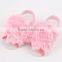 Fashion Solid Color Baby Foot Flower Baby Shabby Chic Flower Barefoot Sandal WH-1275