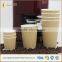 Good Insulation Effect Brown Ripple Wall Paper Cups with lids