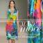 Colorful Self Design Flower Pattern Spring/Summer Silk Chiffon Fabric