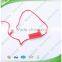 Customized garment plastic seal tag with nylon string