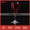 Wedding souvenirs colored red riedel wine glasses with stem