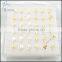 letter P sterling silver nose pins