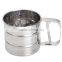 Stainless Steel Cup Shape Mesh Flour Bolt Sifter Manual Sugar Icing Shaker