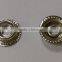 Male Garment Use Metal Ring Snap Button