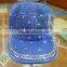 fashion shiny jean cap ladies cap