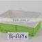 colorful recycling cotton basket with cotton lining for sale