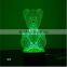 Dimmable 3D Led Table Lamp with Touch Switch