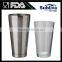 Hot Sell Stainless Steel 304 Boston Cocktail Shaker With Glass Quality Choice