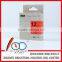 SC12RW 12mm Black on Red for Epson Tape Label used for Epson/Kingjim Printer Label cassete Tape