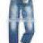 Destroy Washed 100 Cotton Light Blue Men's Gently Flare Denim Jeans