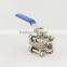 Stainless Steel 316 3-piece Ball Valve, 1/2"NPT, Wholesale and Retail