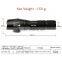 XML T6 Water Resistant Camping Torch Adjustable Focus Zoom Tactical Flashlight