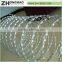 Powder Coated Eco-friendly galvanized iron razor fence wire
