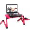 HDL~810 factory manufacture folding desk laptop table on bed
