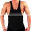 100% cotton mens gym singlet, gym tank top