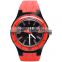 2015 New Arrival Big Case Cheap Silicon Rubber Colorful Watch
