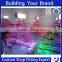 Movable metal lighting candies display stands