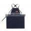 Hign Quality Barista Apron, Work Apron ,Navy Canvas with Black Leather Strap Apron