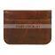 Promotion A4 leather briefcase zipper pad case