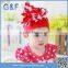 New Style Big Flower Winter Knitting Baby Cap